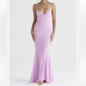 House of CB Loren pink maxi dress